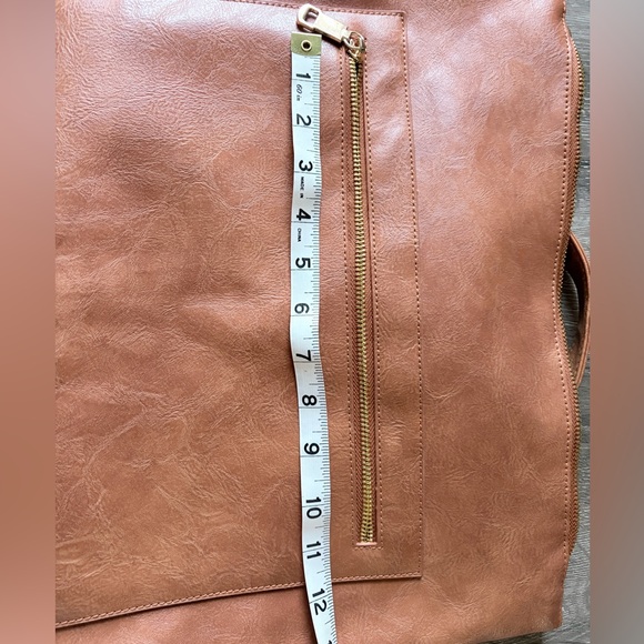 Elegant Tan Leather Backpack main image 6